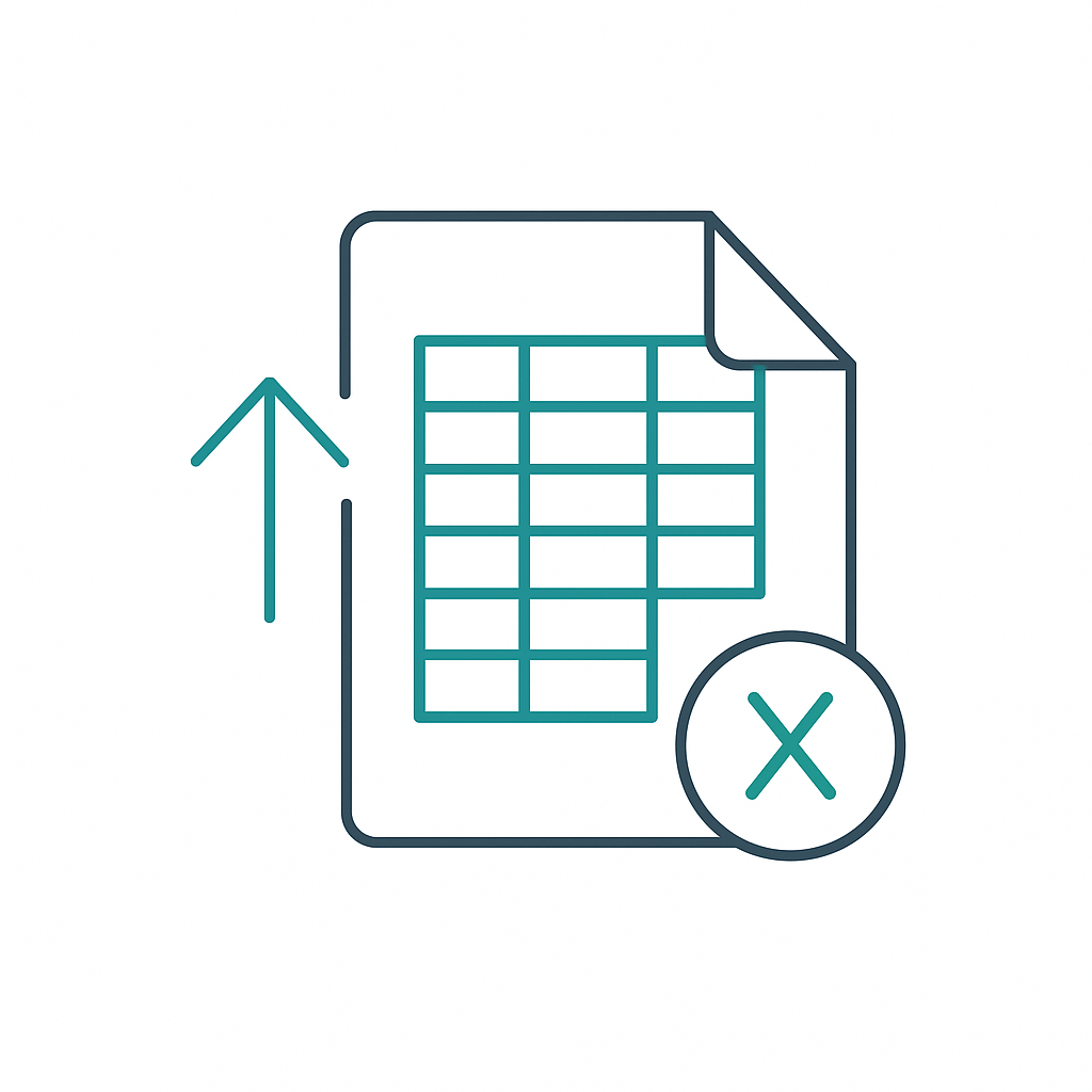 Upload your BOQ / Excel